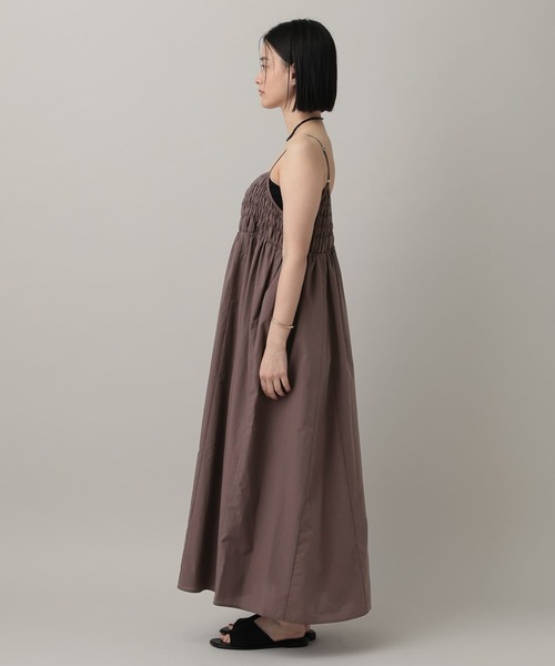 A part by（アパートバイ）の「【WEB限定】2WAYシャーリングキャミワンピース（ワンピース・レディース・ライトブラウン/ブルー系その他3/ブラック・FREE）」の18枚目の写真