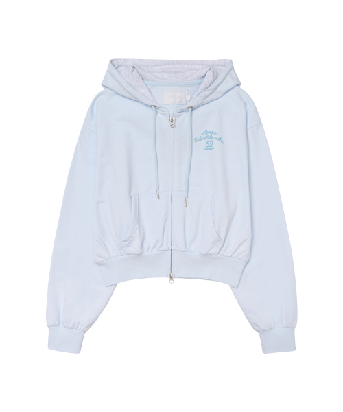AMESWORLDWIDE（アメスワールドワイド）の「CLASSIC CROP HOODIE ZIP-UP BLUE（パーカー・レディース・その他・SMALL/MEDIUM）」の15枚目の写真