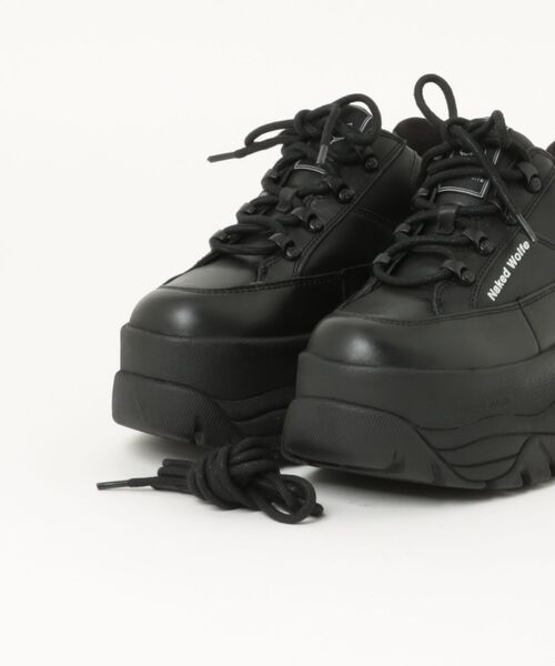 NakedWolfe(ネイキッドウルフ)の「NakedWolfe/ネイキッドウルフ/SPORTY(スニーカー・レディース・ホワイト/ブラック・37/39/36/38)」の5枚目の写真