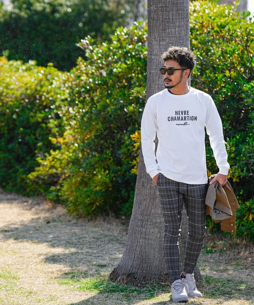 adamsJUGGLER（アダムスジャグラー）の「シャマティオンロンティー（Tシャツ/カットソー・メンズ・ブラック/ホワイト・S/M/L/XL/XXL）」の3枚目の写真
