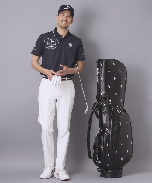 adabat（アダバット）の「【ADABAT NAVY】吸水速乾/UVカット カノコグラフィックロゴ半袖ポロシャツ（ポロシャツ・メンズ・ホワイト系1/ネイビー系・52/50/48/46）」の18枚目の写真