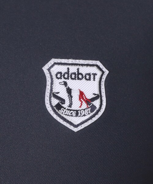 adabat（アダバット）の「【ADABAT NAVY】吸水速乾/UVカット カノコグラフィックロゴ半袖ポロシャツ（ポロシャツ・メンズ・ホワイト系1/ネイビー系・52/50/48/46）」の19枚目の写真