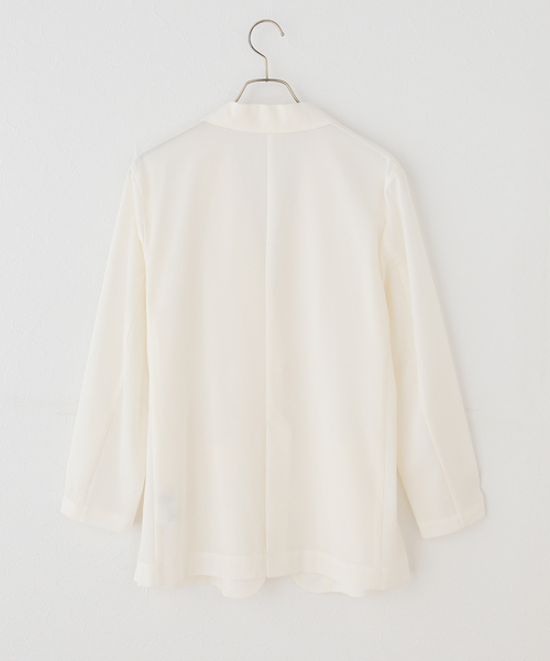 Spick & Span(スピックアンドスパン)の「シアートロジャケット(テーラードジャケット・レディース・ホワイト/その他9・38/36)」の19枚目の写真