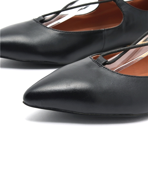 NANO universe（ナノユニバース）の「レースアップフラットパンプス（パンプス・レディース・グレー/ブラック/ネイビー・35/36/37/38）」の9枚目の写真