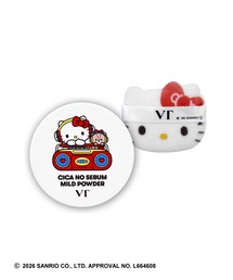 VT（ブイティー）の「VT CICAノーセバムマイルドパウダー (ハローキティ エディション)（フェイスパウダー）」