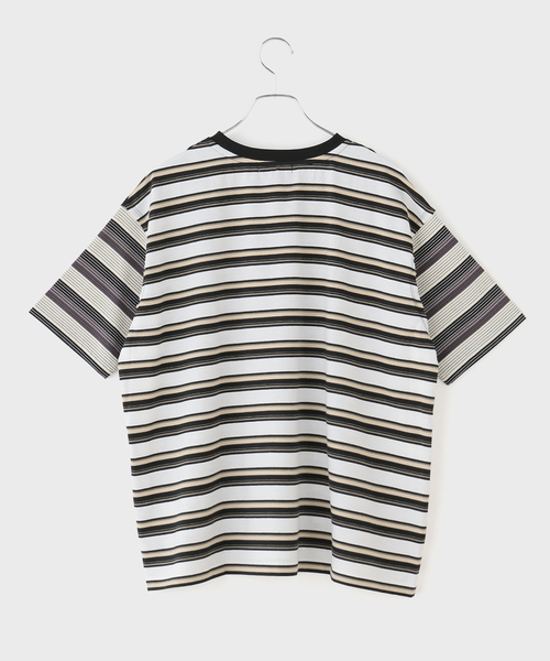 JOURNAL STANDARD(ジャーナルスタンダード)の「クレイジーボーダーTEE(Tシャツ/カットソー・レディース・パープル/ブラウン/ブラック・FREE)」の15枚目の写真
