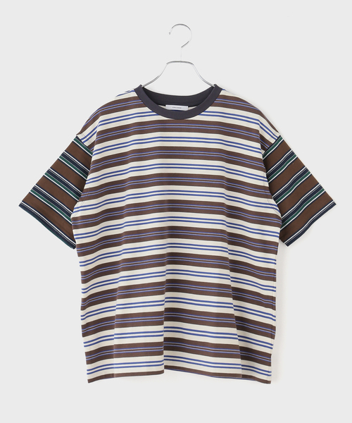 JOURNAL STANDARD(ジャーナルスタンダード)の「クレイジーボーダーTEE(Tシャツ/カットソー・レディース・パープル/ブラウン/ブラック・FREE)」の20枚目の写真