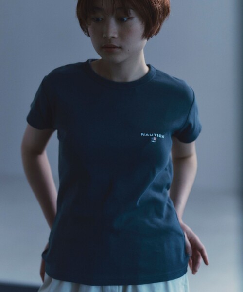 NAUTICA(ノーティカ)の「NAUTICA/ノーティカ Essentials タイトフィット S/S クルーネック ピグメントTシャツ(Tシャツ/カットソー・メンズ・ネイビー/オリーブ/チャコールグレー・MEDIUM/SMALL/X-SMALL/LARGE)」の13枚目の写真