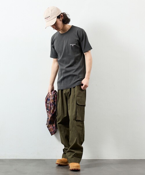 NAUTICA(ノーティカ)の「NAUTICA/ノーティカ Essentials タイトフィット S/S クルーネック ピグメントTシャツ(Tシャツ/カットソー・メンズ・ネイビー/オリーブ/チャコールグレー・MEDIUM/SMALL/X-SMALL/LARGE)」の14枚目の写真