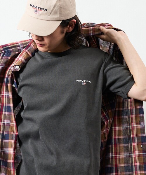 NAUTICA(ノーティカ)の「NAUTICA/ノーティカ Essentials タイトフィット S/S クルーネック ピグメントTシャツ(Tシャツ/カットソー・メンズ・ネイビー/オリーブ/チャコールグレー・MEDIUM/SMALL/X-SMALL/LARGE)」の17枚目の写真