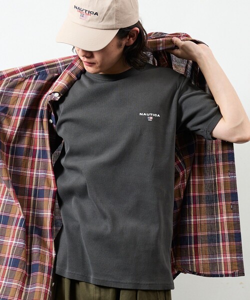 NAUTICA(ノーティカ)の「NAUTICA/ノーティカ Essentials タイトフィット S/S クルーネック ピグメントTシャツ(Tシャツ/カットソー・メンズ・ネイビー/オリーブ/チャコールグレー・MEDIUM/SMALL/X-SMALL/LARGE)」の18枚目の写真