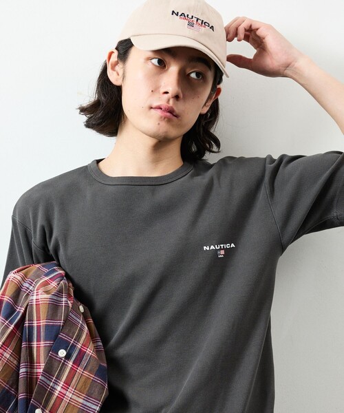 NAUTICA(ノーティカ)の「NAUTICA/ノーティカ Essentials タイトフィット S/S クルーネック ピグメントTシャツ(Tシャツ/カットソー・メンズ・ネイビー/オリーブ/チャコールグレー・MEDIUM/SMALL/X-SMALL/LARGE)」の19枚目の写真