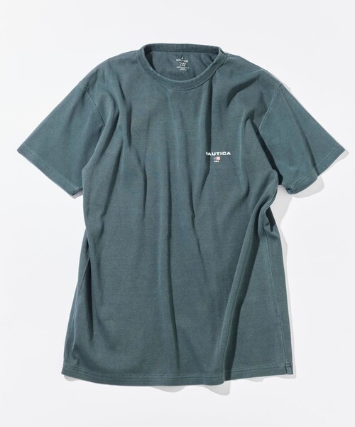 NAUTICA(ノーティカ)の「NAUTICA/ノーティカ Essentials タイトフィット S/S クルーネック ピグメントTシャツ(Tシャツ/カットソー・メンズ・ネイビー/オリーブ/チャコールグレー・MEDIUM/SMALL/X-SMALL/LARGE)」の11枚目の写真