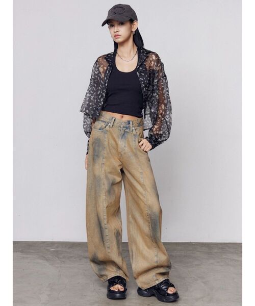EMODA(エモダ)の「クロスギャザーサンダル(サンダル・レディース・ブラック/アイボリー・LARGE/MEDIUM/SMALL)」の12枚目の写真