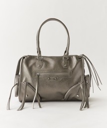Faux Leather 2-Way Shoulder Bag / フェイクレザー 2WAYショルダーバッグ