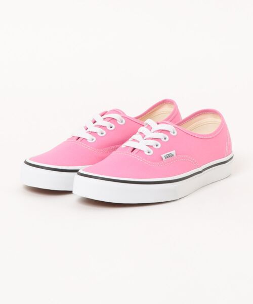 M TO R(ムウトアール)の「【VANS】AUTHENTIC SNK COL(スニーカー・レディース・ライトグリーン/ピンク・23.5cm/24.0cm/25.0cm/27.0cm/27.5cm/28.0cm/24.5cm/25.5cm/26.0cm/26.5cm)」の2枚目の写真