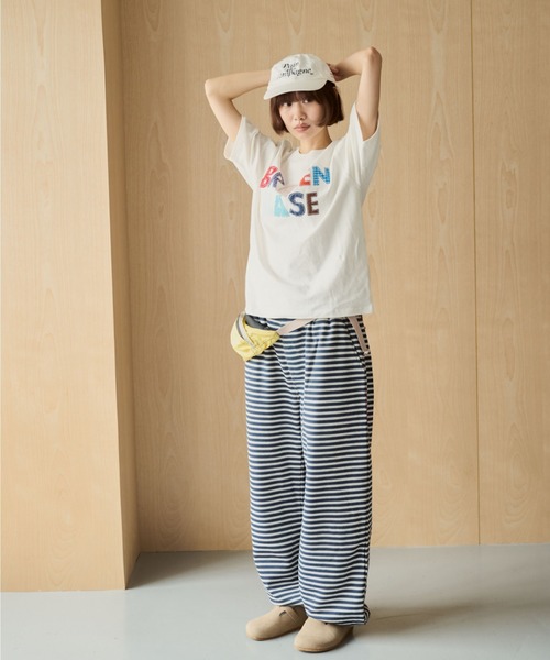 BROKEN BASE(ブロークンベース)の「BROKENBASE Handmade Like Patchwork Tee / BROKENBASE ハンドメイドライクパッチワークTee(Tシャツ/カットソー・メンズ・ネイビー/ホワイト/イエロー・SMALL/LARGE/MEDIUM)」の13枚目の写真