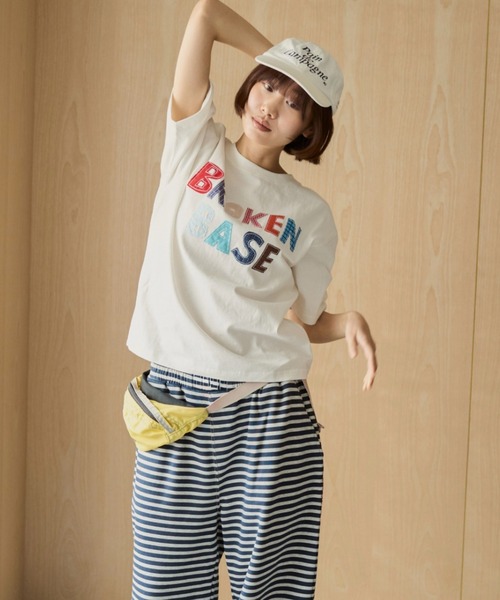 BROKEN BASE(ブロークンベース)の「BROKENBASE Handmade Like Patchwork Tee / BROKENBASE ハンドメイドライクパッチワークTee(Tシャツ/カットソー・メンズ・ネイビー/ホワイト/イエロー・SMALL/LARGE/MEDIUM)」の7枚目の写真