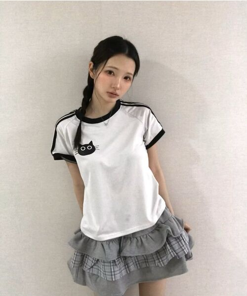 chancechance(チャンスチャンス)の「LAYERED RUFFLE SKIRT(BEIGE)(スカート・レディース・その他・FREE)」の3枚目の写真