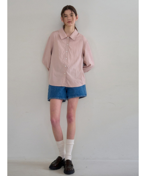 UNNOUT(アナウト)の「RELAXED TIE BLOUSE PINK(シャツ/ブラウス・レディース・その他・FREE)」の3枚目の写真