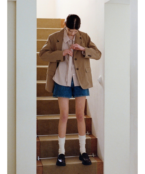 UNNOUT(アナウト)の「RELAXED TIE BLOUSE PINK(シャツ/ブラウス・レディース・その他・FREE)」の5枚目の写真
