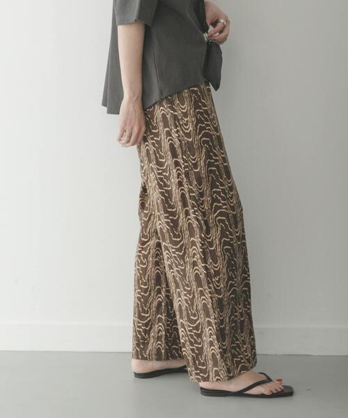 URBAN RESEARCH Sonny Label（アーバンリサーチサニーレーベル）の「ニュアンスプリントイージーパンツ（その他パンツ・レディース・ブラック/カーキ/ブラウン・FREE）」の18枚目の写真