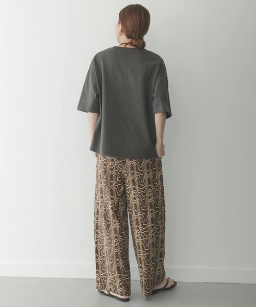 URBAN RESEARCH Sonny Label（アーバンリサーチサニーレーベル）の「ニュアンスプリントイージーパンツ（その他パンツ・レディース・ブラック/カーキ/ブラウン・FREE）」の21枚目の写真