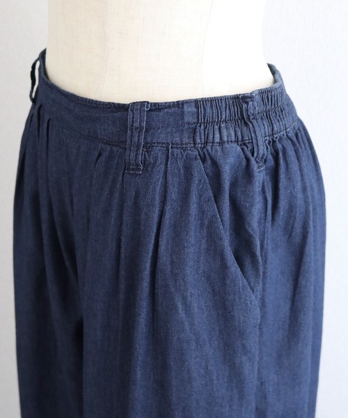 itto...（イット）の「驚くほど軽い！軽量エアリーデニムタックカーブパンツ/デニムパンツ（デニムパンツ・レディース・ライトブルー/ネイビー・M/L/XL）」の20枚目の写真