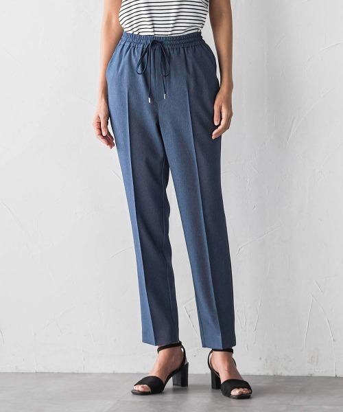 la.f…(ラエフ)の「まるーでデニムテーパードパンツ(その他パンツ・レディース・ブラック系その他/ダークネイビー・7号/9号/11号)」の2枚目の写真