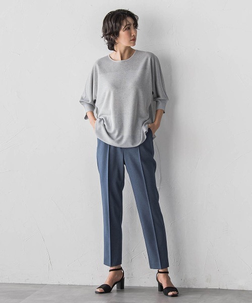 la.f…(ラエフ)の「まるーでデニムテーパードパンツ(その他パンツ・レディース・ブラック系その他/ダークネイビー・7号/9号/11号)」の19枚目の写真