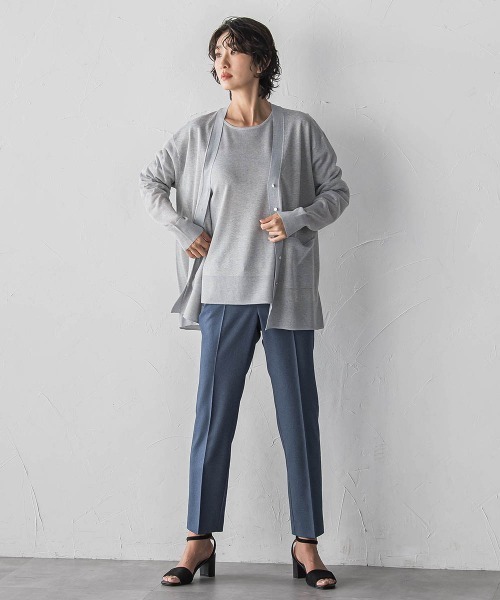 la.f…(ラエフ)の「まるーでデニムテーパードパンツ(その他パンツ・レディース・ブラック系その他/ダークネイビー・7号/9号/11号)」の20枚目の写真