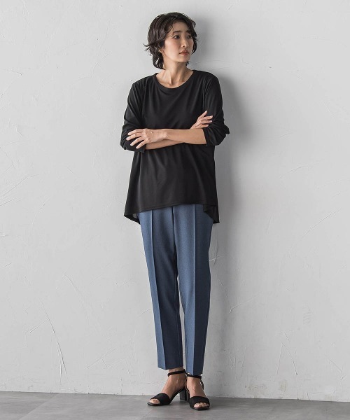 la.f…(ラエフ)の「まるーでデニムテーパードパンツ(その他パンツ・レディース・ブラック系その他/ダークネイビー・7号/9号/11号)」の22枚目の写真