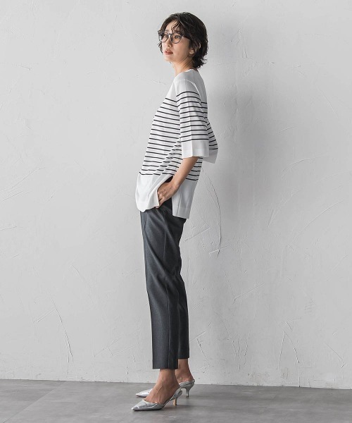 la.f…(ラエフ)の「まるーでデニムテーパードパンツ(その他パンツ・レディース・ブラック系その他/ダークネイビー・7号/9号/11号)」の10枚目の写真