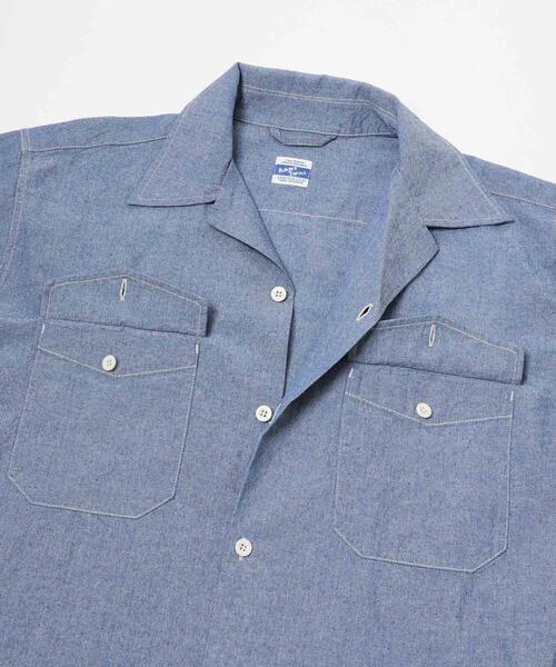 ARMY TWILL(アーミーツイル)の「ARMY TWILL CHAMBRAY OPEN COLLAR SHIRTS(シャツ/ブラウス・メンズ・チャコールグレー・MEDIUM)」の8枚目の写真