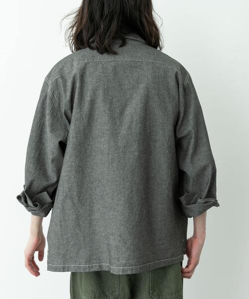ARMY TWILL(アーミーツイル)の「ARMY TWILL CHAMBRAY OPEN COLLAR SHIRTS(シャツ/ブラウス・メンズ・チャコールグレー・MEDIUM)」の15枚目の写真