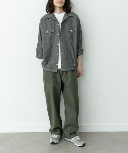 ARMY TWILL(アーミーツイル)の「ARMY TWILL CHAMBRAY OPEN COLLAR SHIRTS(シャツ/ブラウス・メンズ・チャコールグレー・MEDIUM)」の16枚目の写真