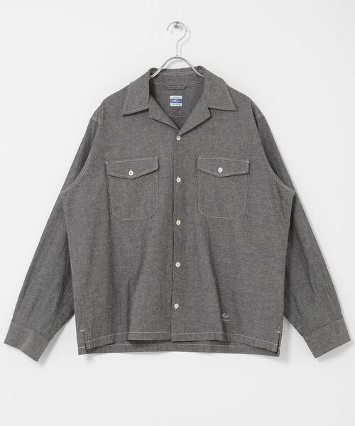 ARMY TWILL(アーミーツイル)の「ARMY TWILL CHAMBRAY OPEN COLLAR SHIRTS(シャツ/ブラウス・メンズ・チャコールグレー・MEDIUM)」の18枚目の写真