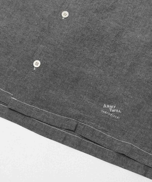 ARMY TWILL(アーミーツイル)の「ARMY TWILL CHAMBRAY OPEN COLLAR SHIRTS(シャツ/ブラウス・メンズ・チャコールグレー・MEDIUM)」の19枚目の写真