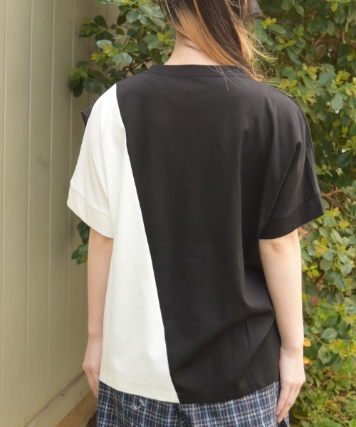 axes femme（アクシーズファム）の「チュールフリルＴシャツ（Tシャツ/カットソー・レディース・ホワイト/ブラック・FREE）」の8枚目の写真