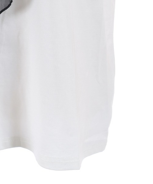 axes femme（アクシーズファム）の「チュールフリルＴシャツ（Tシャツ/カットソー・レディース・ホワイト/ブラック・FREE）」の22枚目の写真