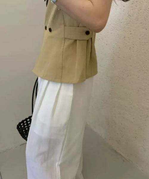 FAVORITO(ファヴォリート)の「ダブルブレストトップス(その他トップス・レディース・イエロー/ブルー/ホワイト・F)」の10枚目の写真