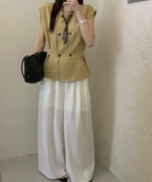 FAVORITO(ファヴォリート)の「ダブルブレストトップス(その他トップス・レディース・イエロー/ブルー/ホワイト・F)」の11枚目の写真