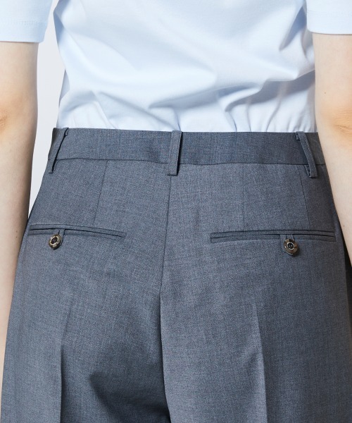 Sov.（ソブ）の「ストレッチセンタープレスカーブパンツ（その他パンツ・レディース・ブラック/グレー・36/38）」の10枚目の写真