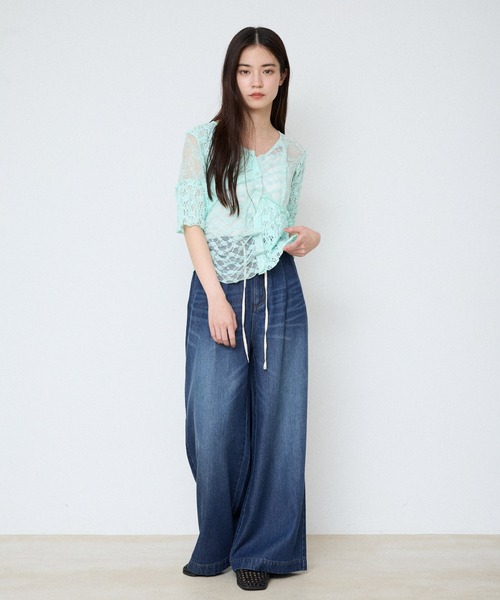 JEANASIS（ジーナシス）の「クロスアミフェイクレザーミュール/826540（パンプス・レディース・ブラック/シルバー・LARGE/MEDIUM）」の13枚目の写真