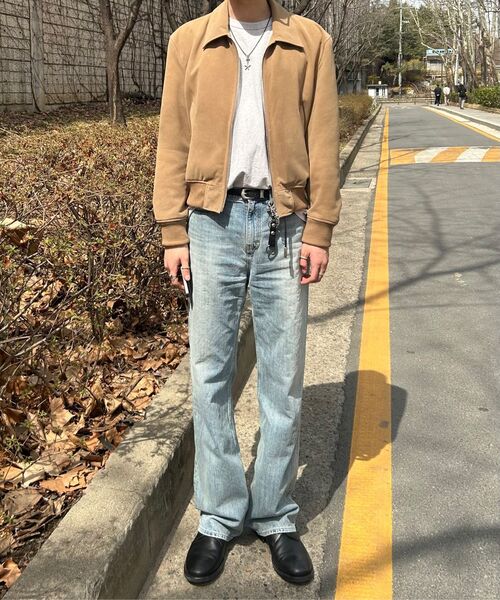 NOIRER（ノイア）の「ゴートスエードブルゾン（ベージュ）（ブルゾン・メンズ・その他・48/50/52）」の14枚目の写真