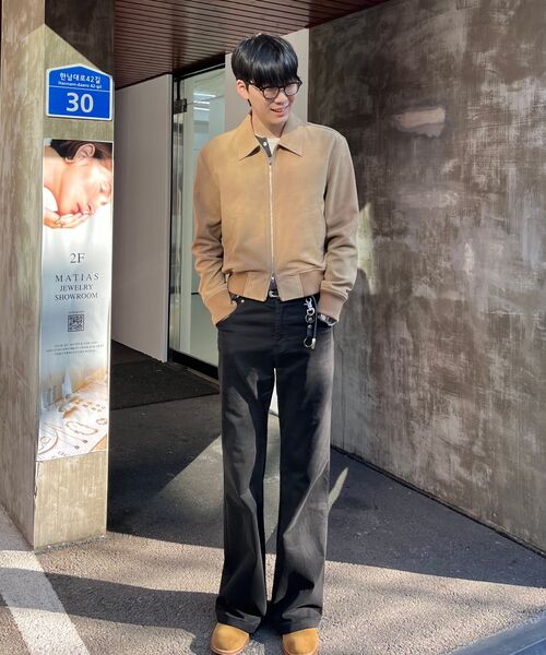 NOIRER（ノイア）の「ゴートスエードブルゾン（ベージュ）（ブルゾン・メンズ・その他・48/50/52）」の16枚目の写真