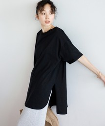 【汗染み防止】サイドスリットTシャツ