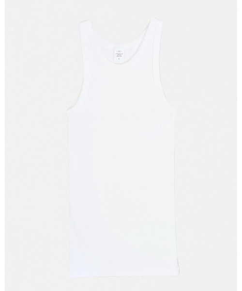 FRONT 11201(フロントワンワントゥーオーワン)の「Women's American Sleeve Rib Tank Top(Tシャツ/カットソー・レディース・ブラック/ホワイト・2/1)」の3枚目の写真