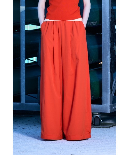 nagonstans（ナゴンスタンス）の「two face wide pants（その他パンツ・レディース・オレンジ系その他/レッド・SMALL/MEDIUM）」の9枚目の写真