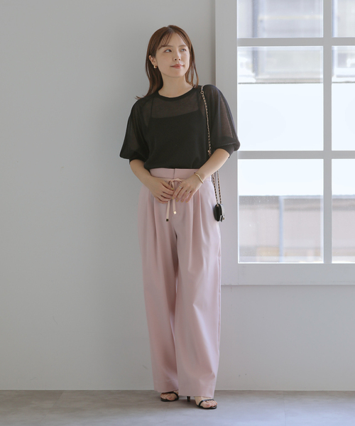 La TOTALITE（ラトータリテ）の「VELETTO/ヴェレット キルティングミニポシェット（ショルダーバッグ・レディース・ベージュ/ブラック・FREE）」の3枚目の写真